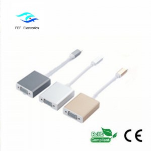 USB 3.1 Type-C محول ذكر أنثى VGA Code: FEF-USBIC-002